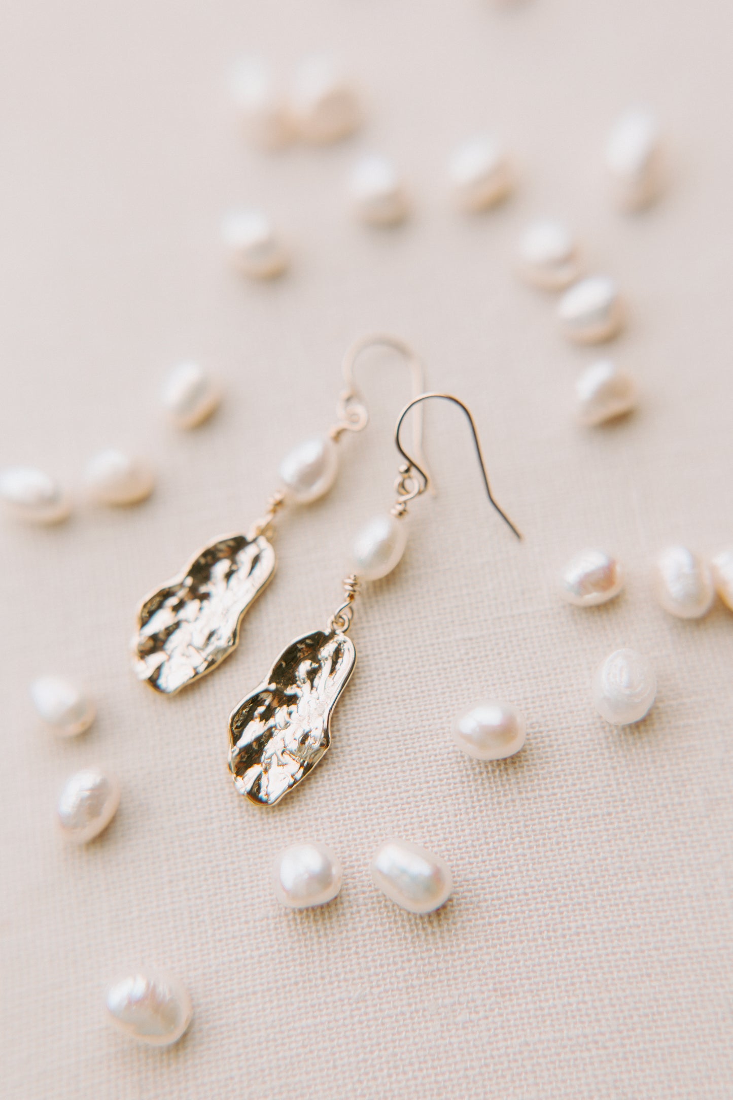 Oyster & Pearl Earrings