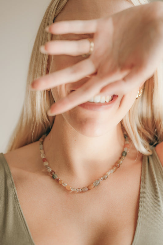 Boho Beaded Necklace