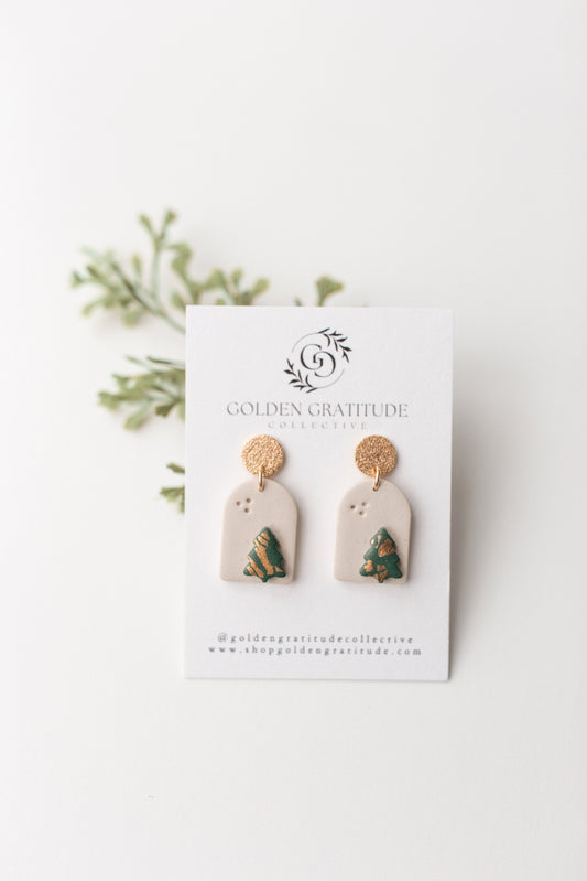 Arch Mini Tree Earrings